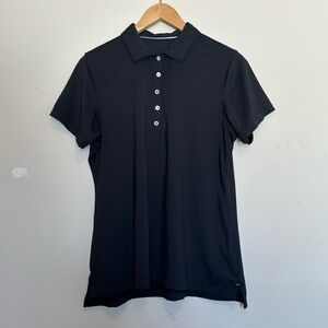 Peter Millar Women's Black Polo Size Large